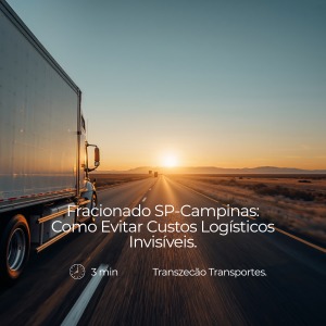 Fracionado SP-Campinas: Como Evitar Custos Log�sticos Invis�veis.