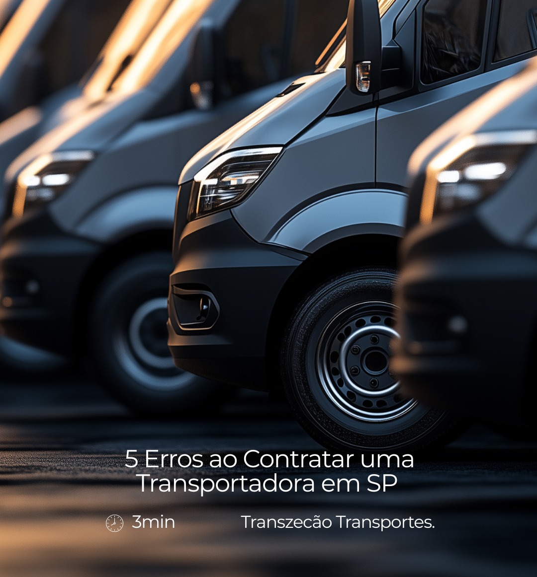 5 Erros ao Contratar uma Transportadora em SP